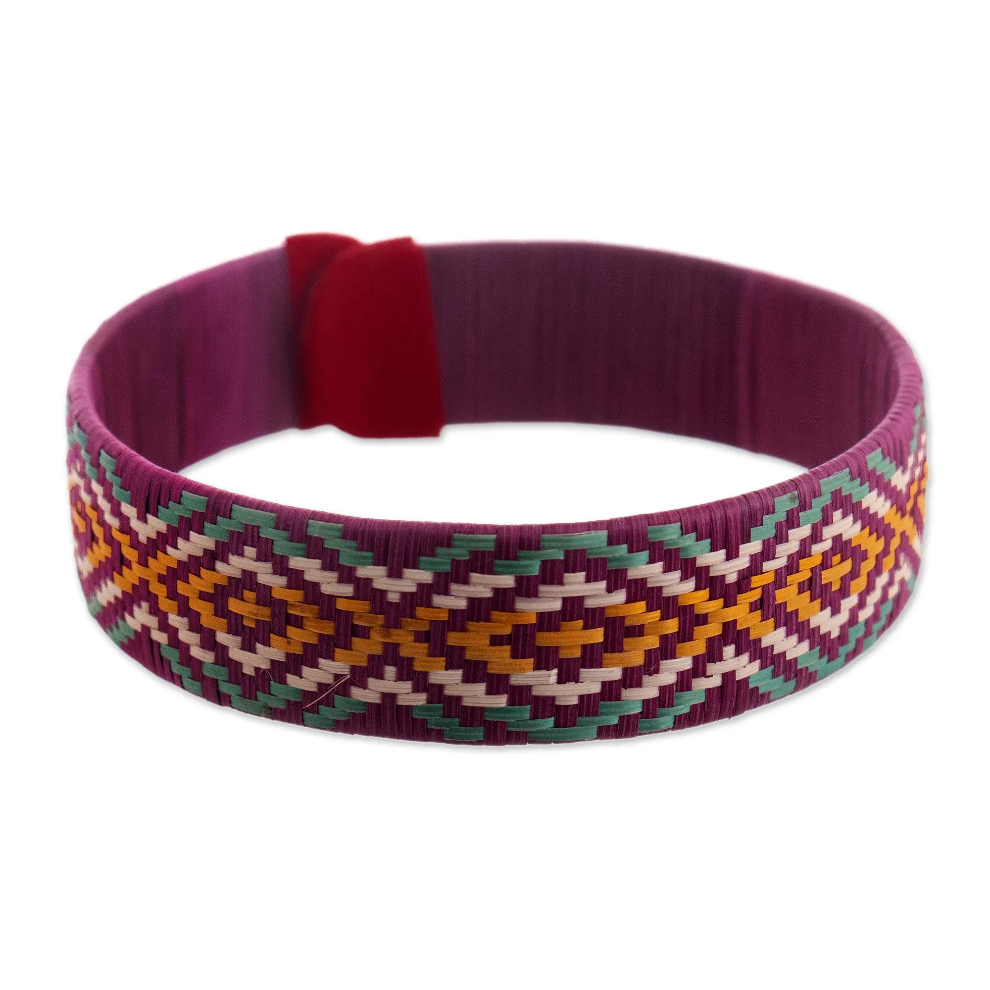 Artisan Crafted Multicolored Cuff Bracelet - Dance of Eternal Nature | NOVICA