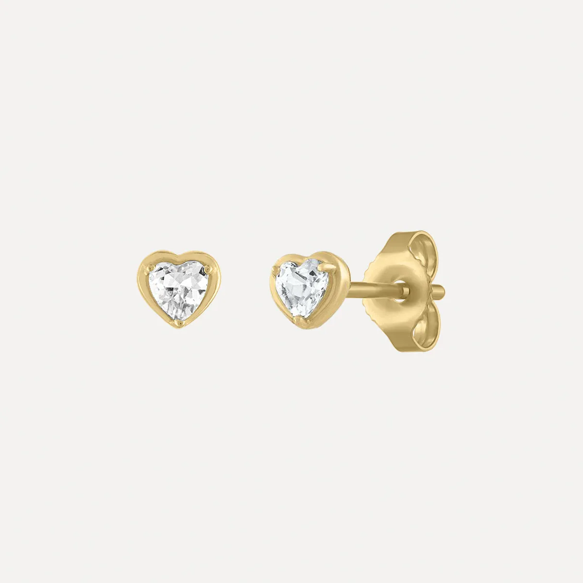 Birthstone Hearts Strand Earrings