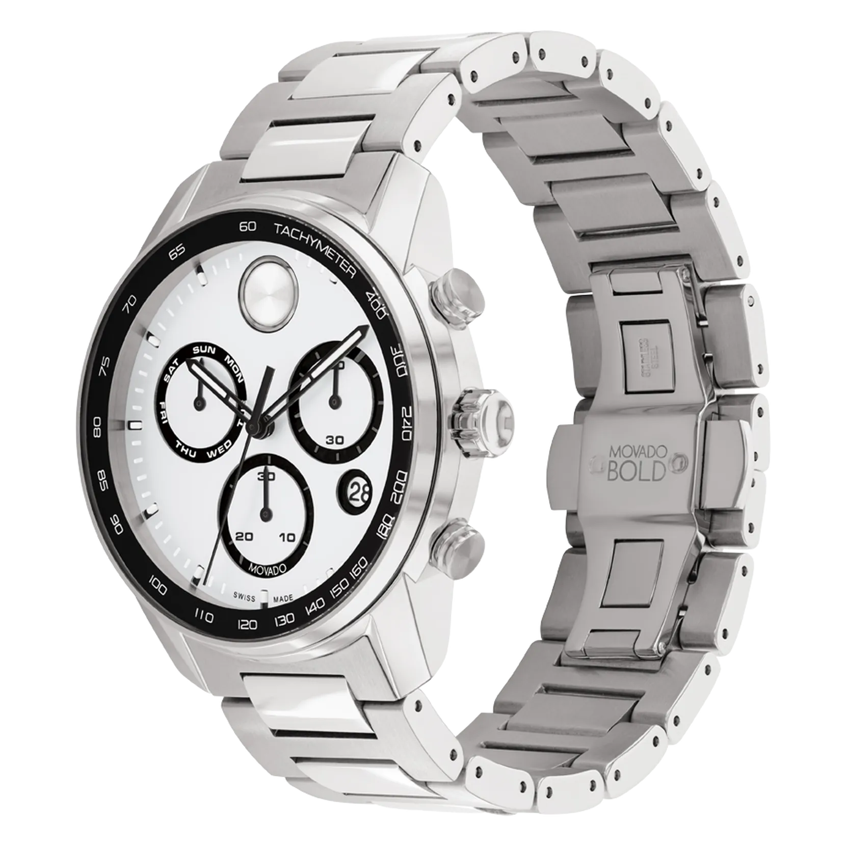 Bold Verso 44MM Steel Panda Watch
