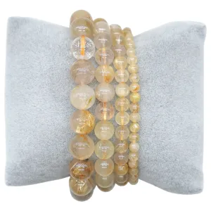 Bracelet Quartz rutile AA 