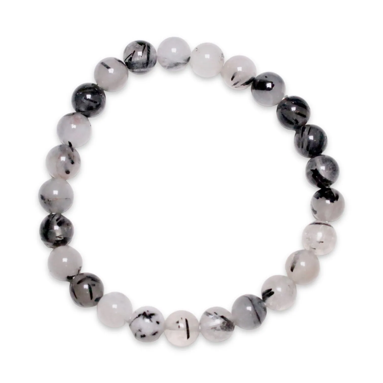 Bracelet Quartz tourmaline A  taille homme