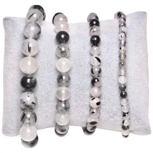 Bracelet quartz tourmaline A 