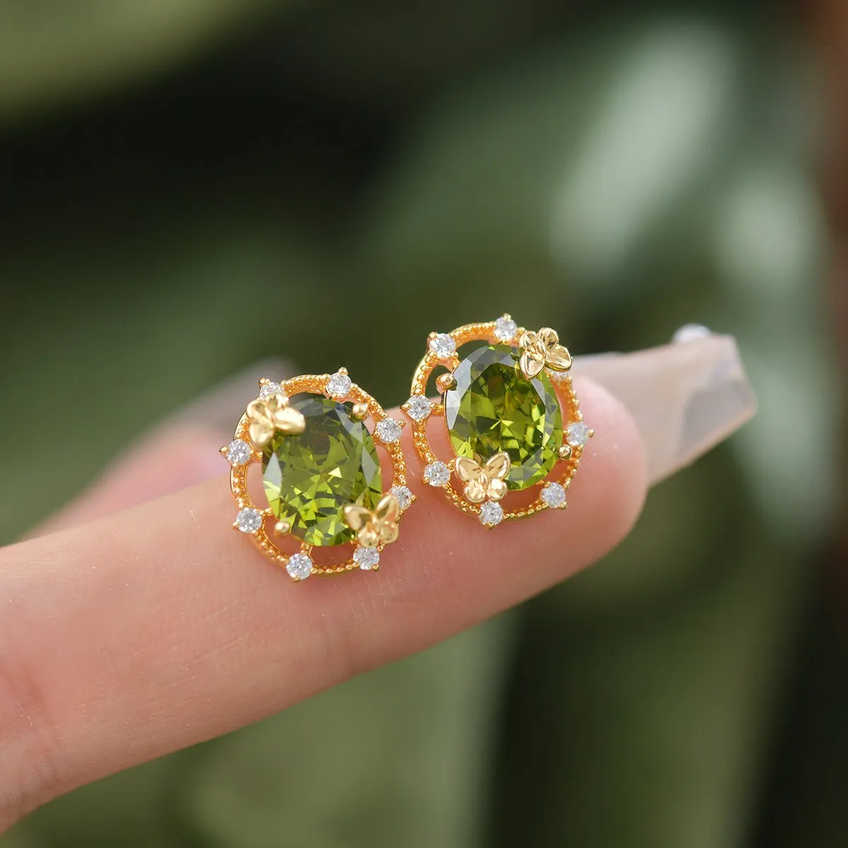 Butterfly Garden Stud Earrings