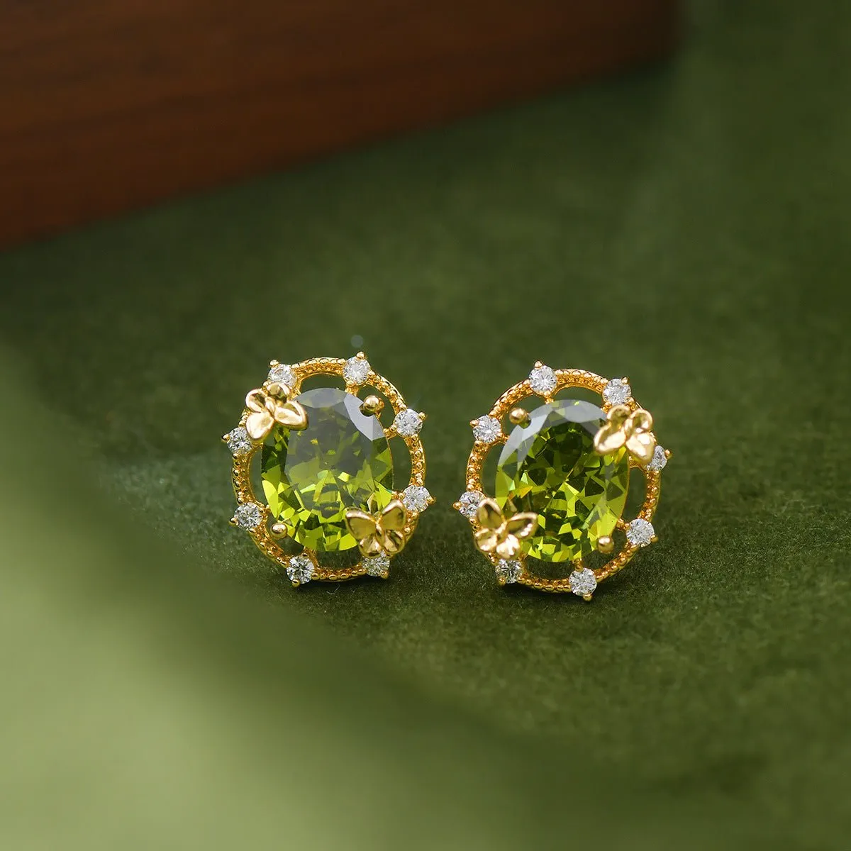 Butterfly Garden Stud Earrings