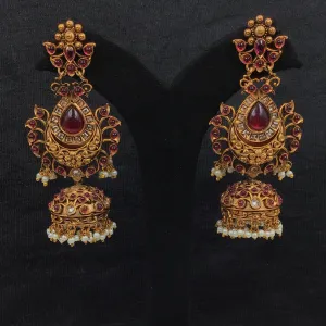 Jhumki Antique Earring 9209-100
