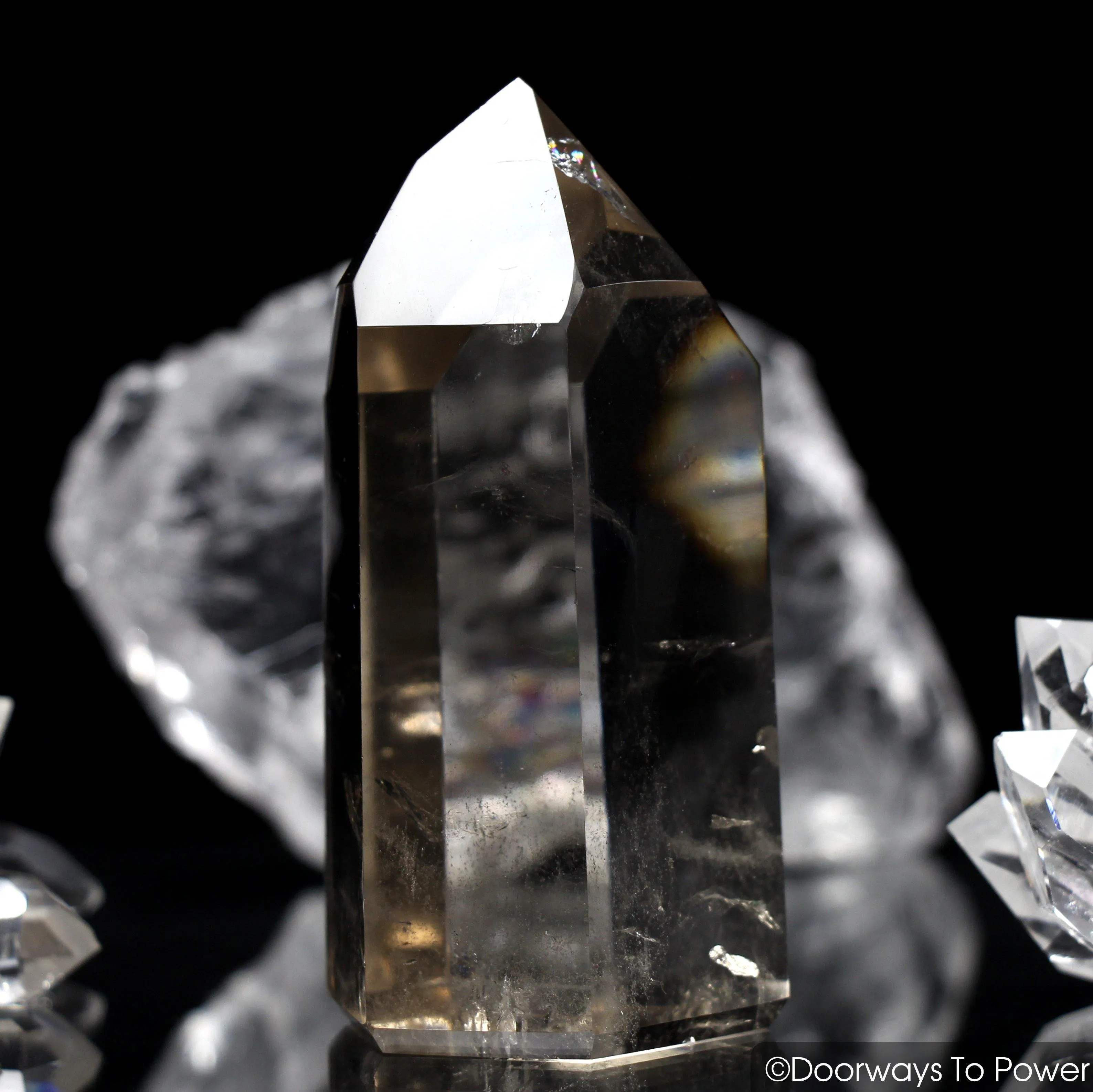 John of God Citrine Quartz Crystal Temple Heart Dow A   