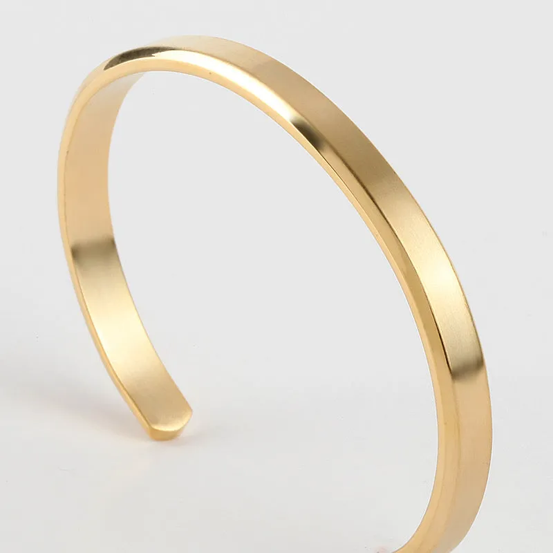 Mens Gold Cuff Bracelet by Vintage Gentlemen