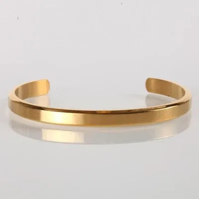 Mens Gold Cuff Bracelet by Vintage Gentlemen