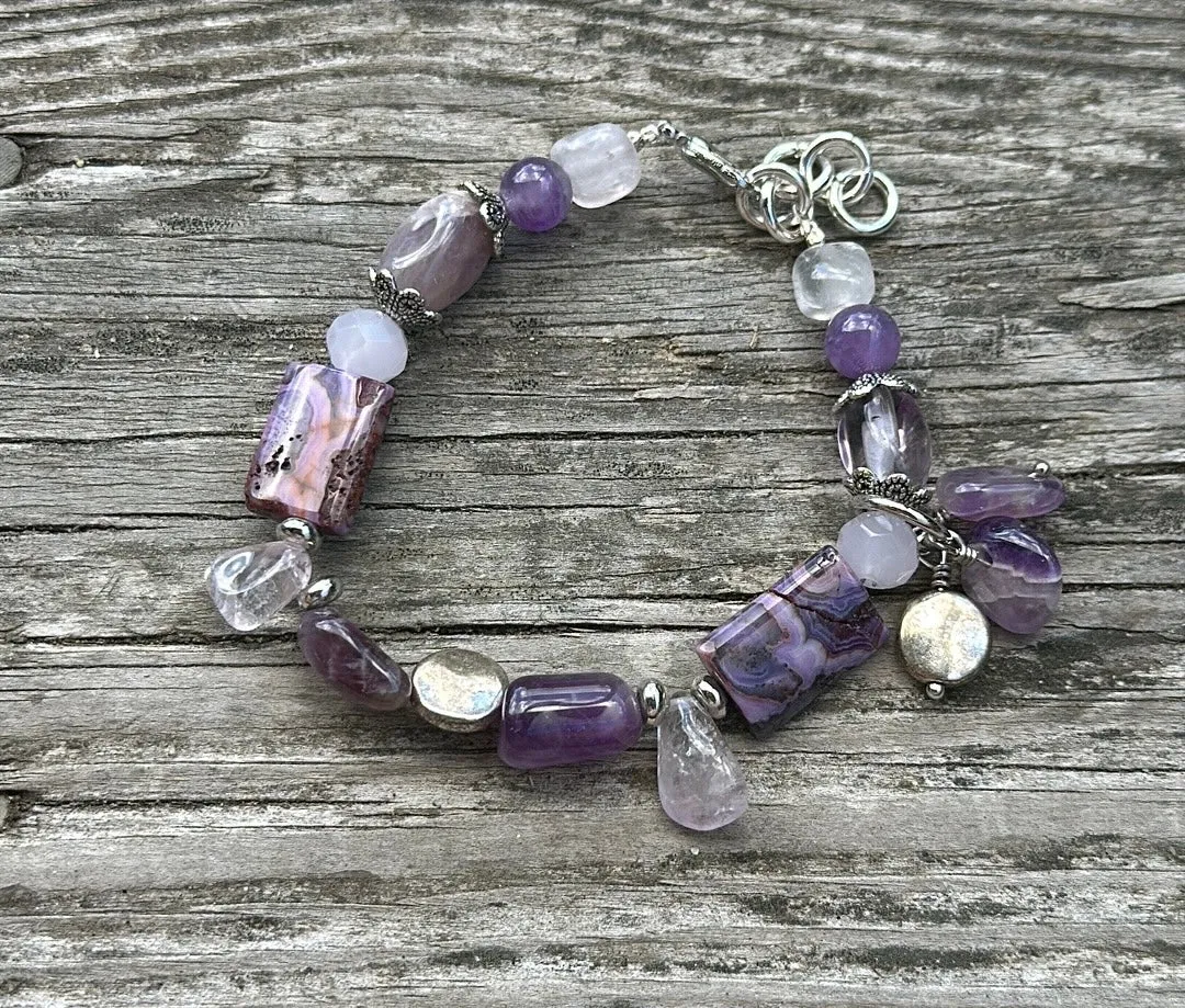Mood purple bracelet