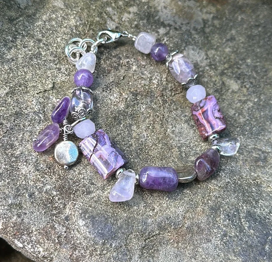 Mood purple bracelet