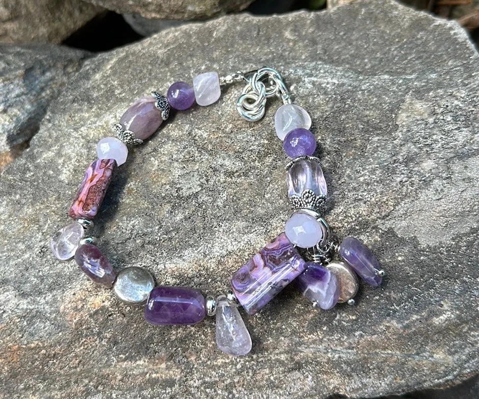 Mood purple bracelet