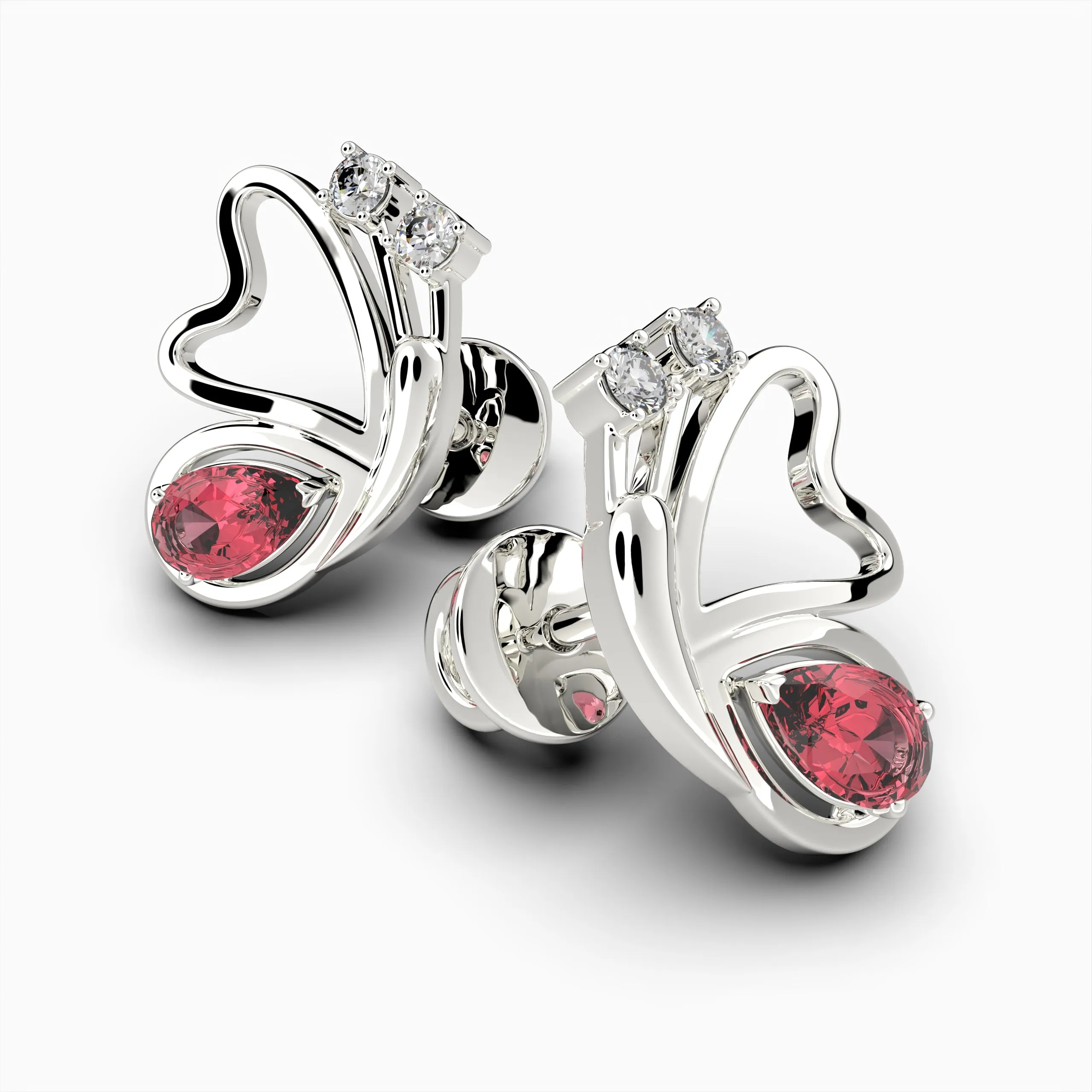 Mozambique Ruby Earrings - Izolda