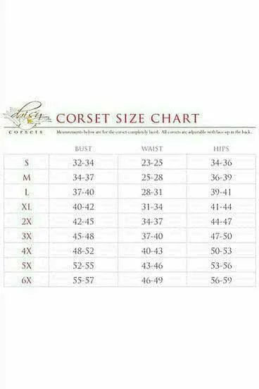 Plum Brocade Corset