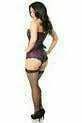 Plum Brocade Corset