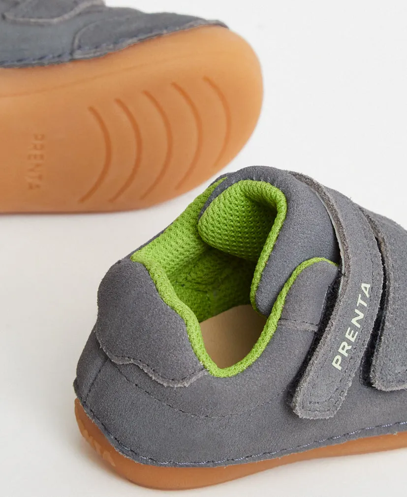 Rocket Charcoal Suede First Walker Trainer
