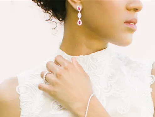 Ruby Earrings