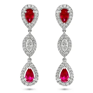 Ruby Earrings