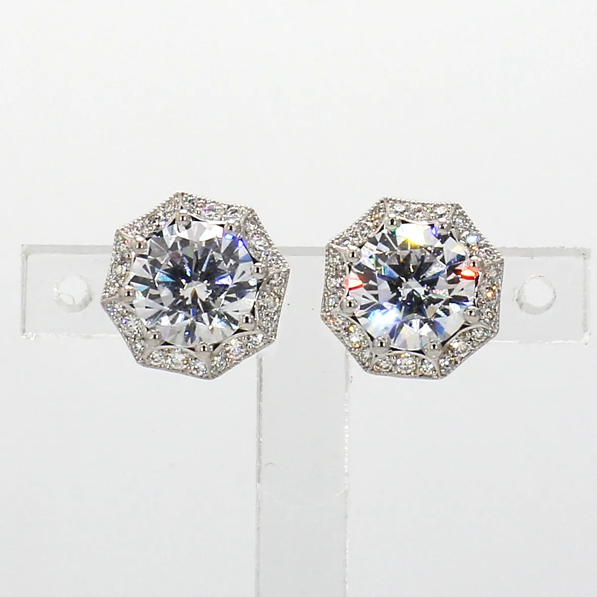 TACORI Halo Diamond Earrings