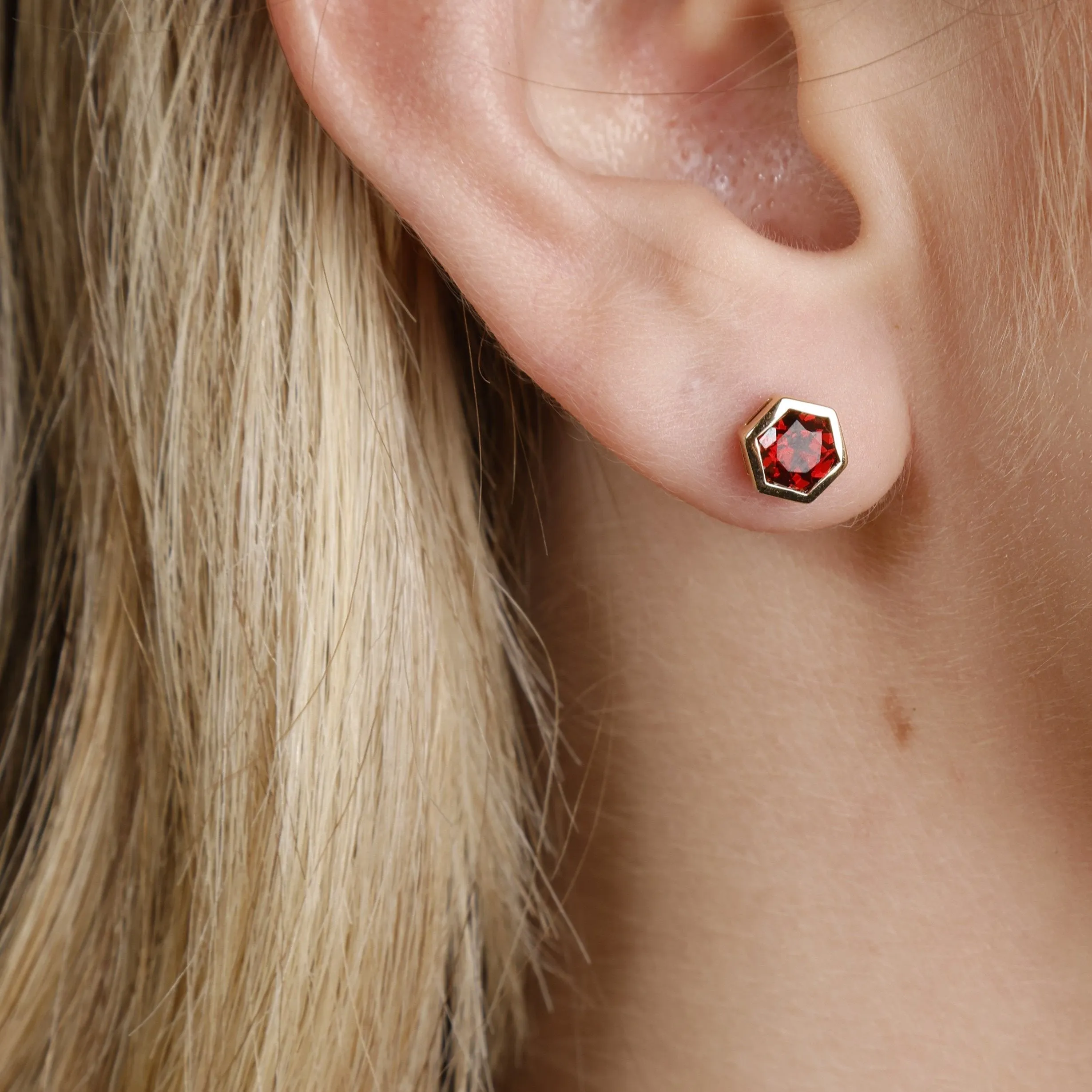 The Hexada Stud Earrings
