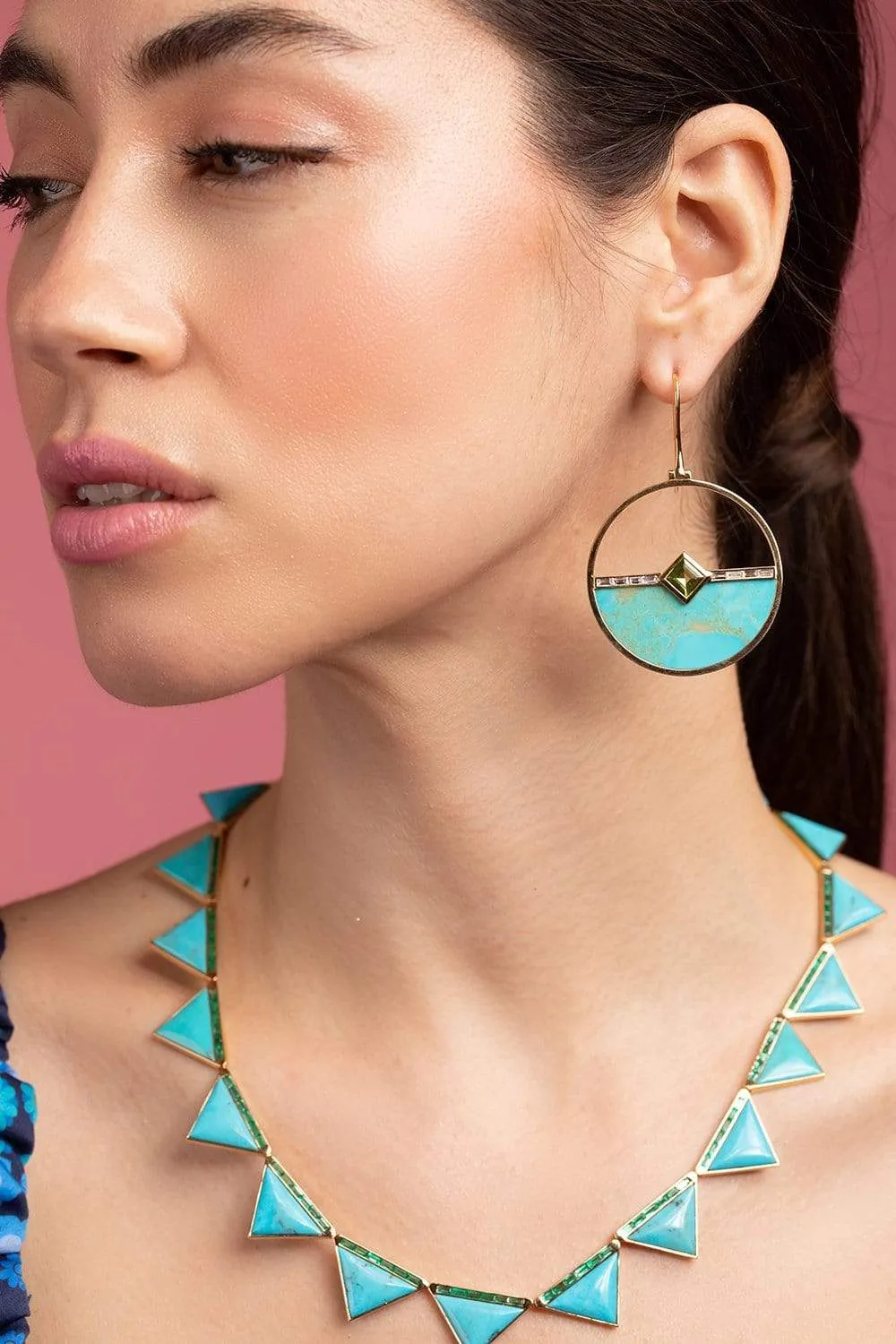 Turquoise Horizon Earrings