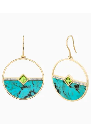 Turquoise Horizon Earrings