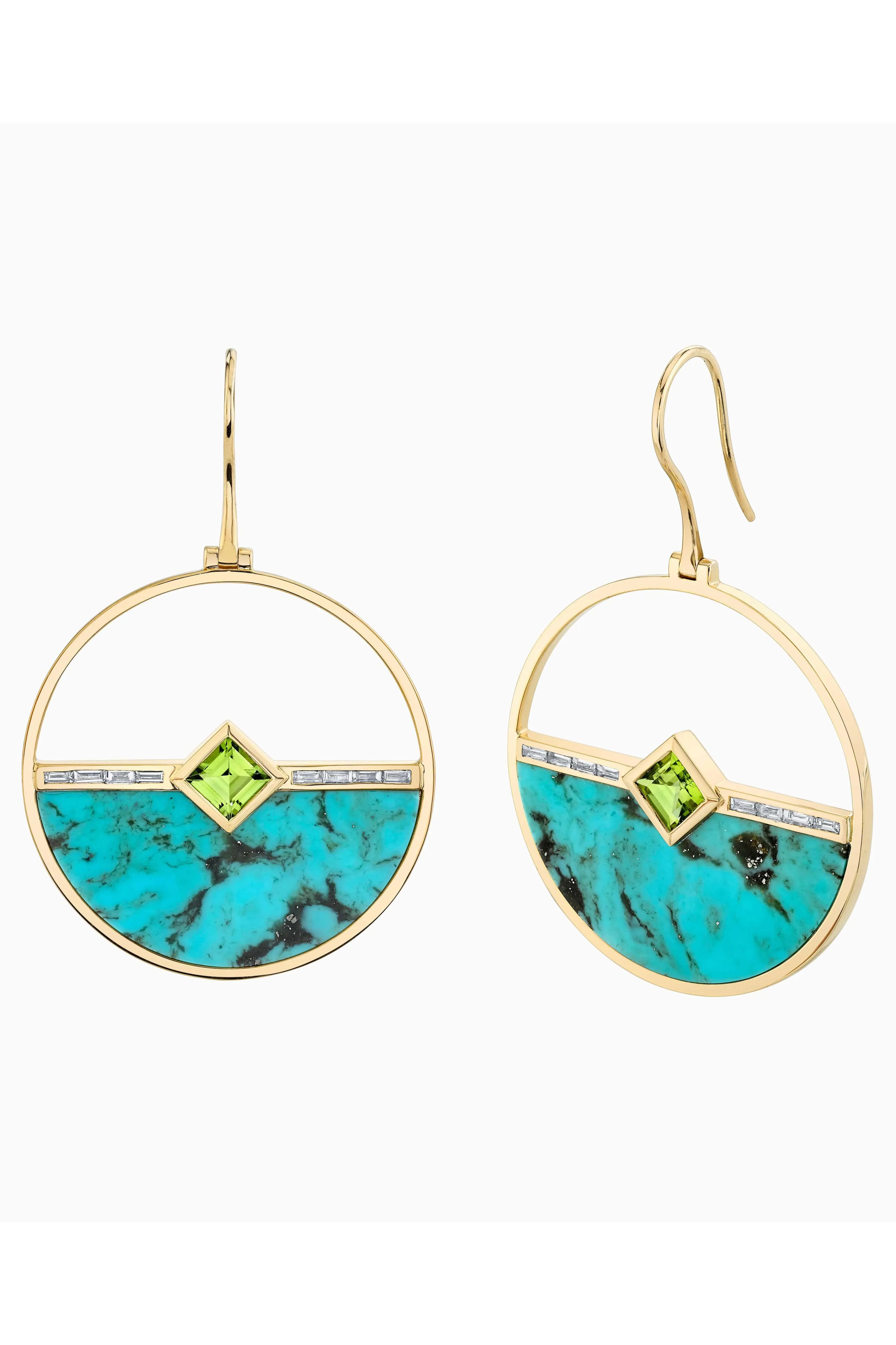 Turquoise Horizon Earrings