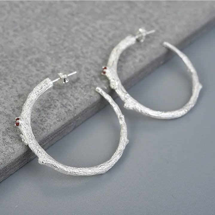 Vintage Fashion Hoop Earrings
